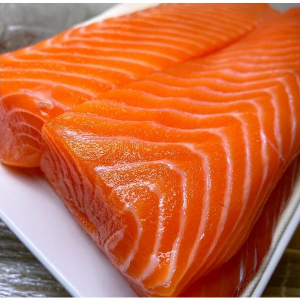 

[Frozen] Tasmanian Salmon Fillet 1 Kg – Sashimi Grade | Premium Import Australia | Siap Saji & Halal