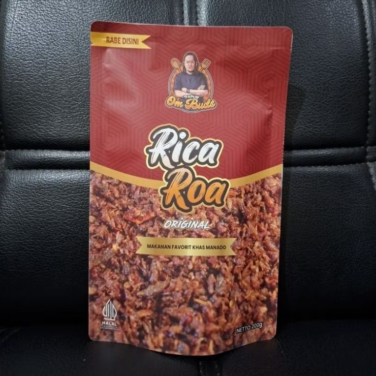 

Om Buds Pampis Rica Roa Manado Kemasan Pouch Oleh-Oleh/makanan/Jajanan/Cemilan Asli Manado higienis dan halal Siap di Konsumsi