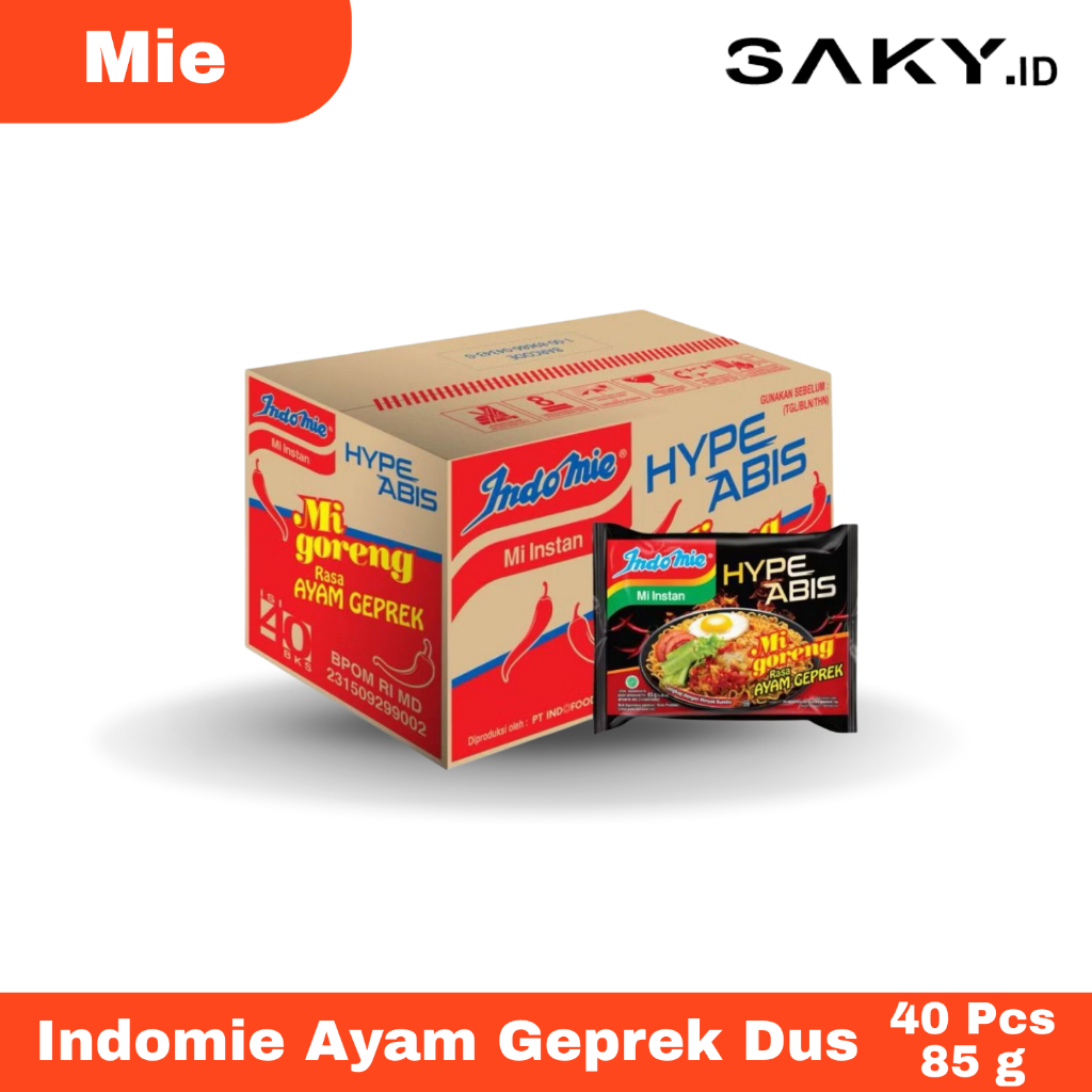 

Indomie Mie Goreng Ayam Geprek Dus Isi 40 Pcs