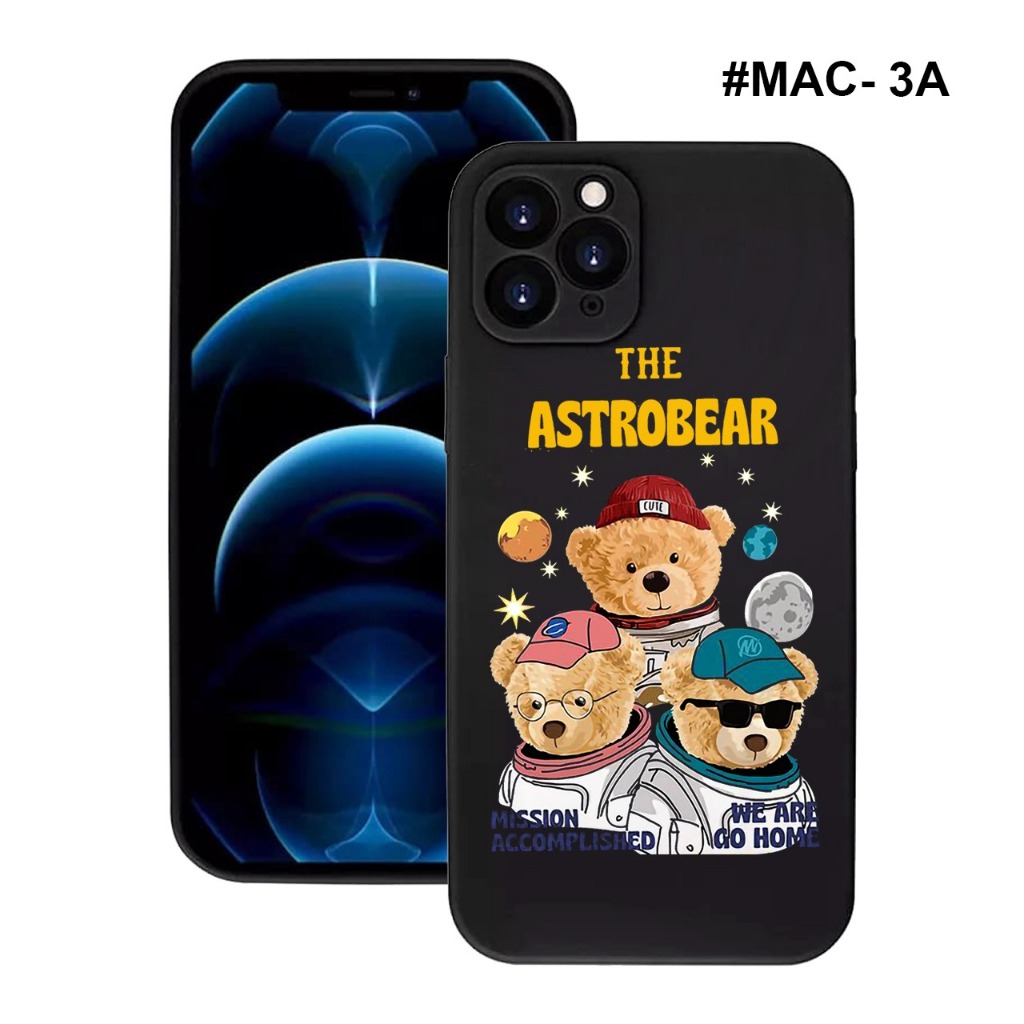 rog phone 7 rog phone 7 pro rog phone 8 black case gambar astrobear soft case