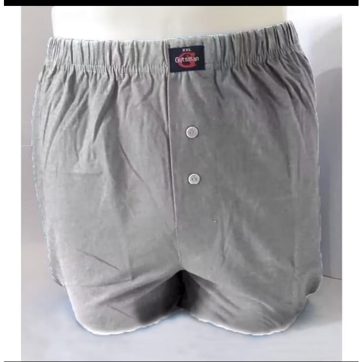 Celana Dalam Pria Gutsman Boxer Jumbo XXL-XXXL Polos Mix Warna Random Celana/ Pakaian Dalam Boxer Pr