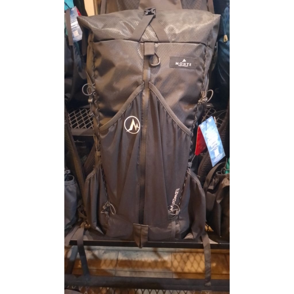 Tas Ransel Gunung Carrier Monte Equipment Faszip Hiking Outdoor Backpack Daypack 37L
