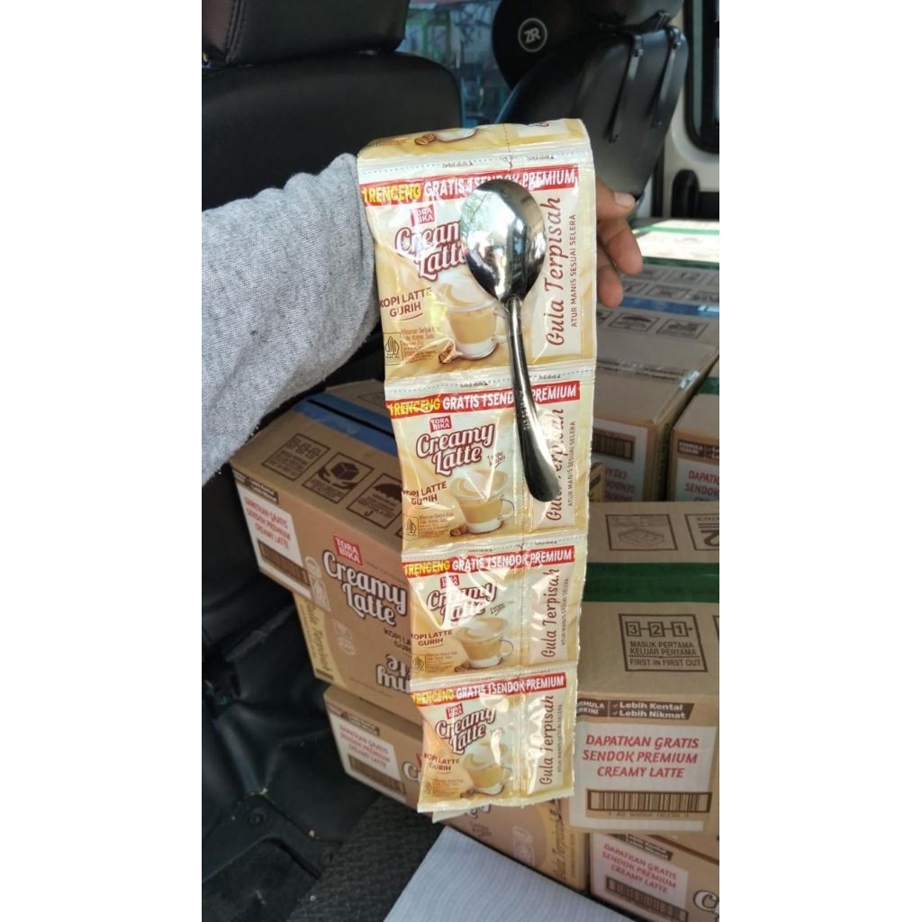 

KOPI creami latte 1 DUS isi 12 renceng