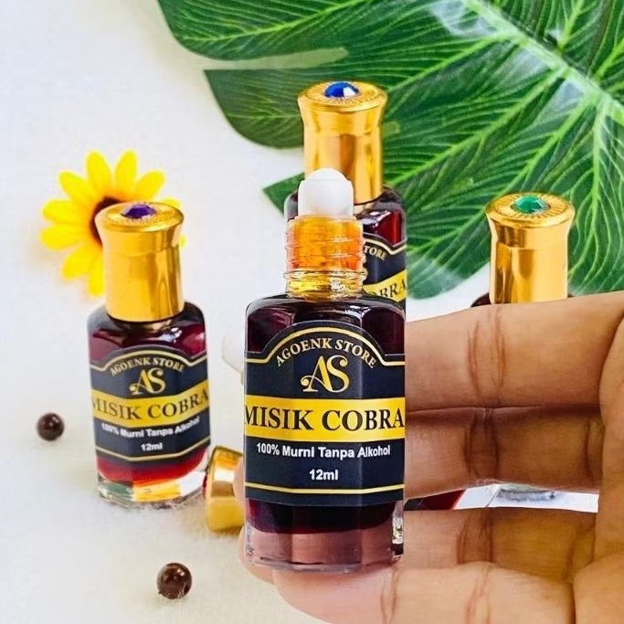 Parfum roll on Misik Cobra 12 mili bibit murni asli