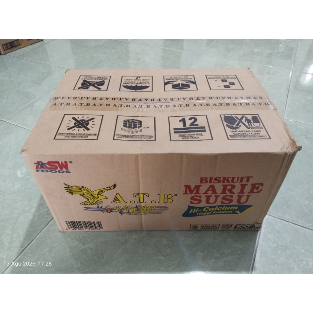 

Biskuit Marie Susu ATB 1dus isi 24pcs