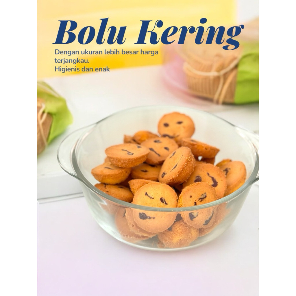 BOLU KERING BESAR / Snack Butter Cookies / Bolu Smile Camilan Hampers Lebaran Kiloan