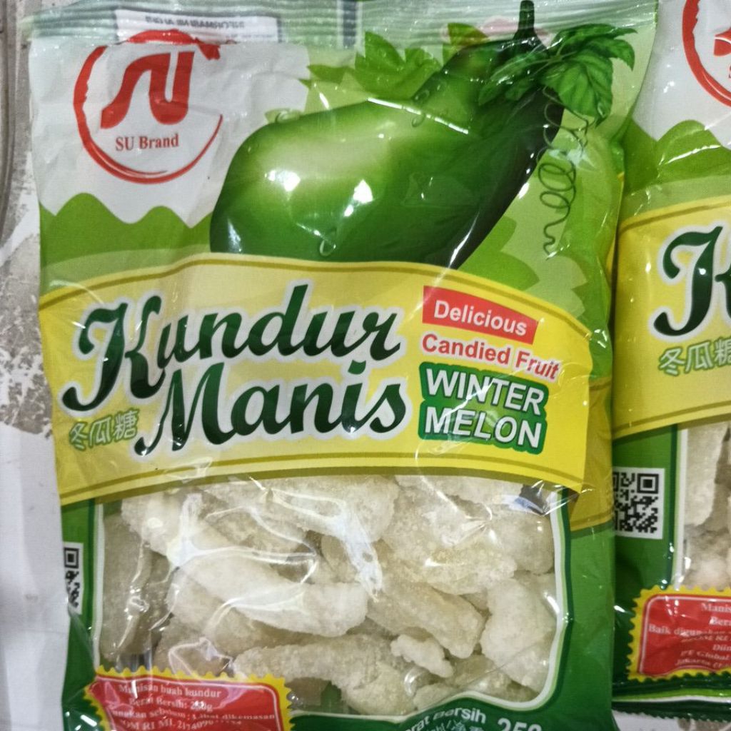 

250gram manisan buah kundur kering, winter melon, tang kue, gula kundur