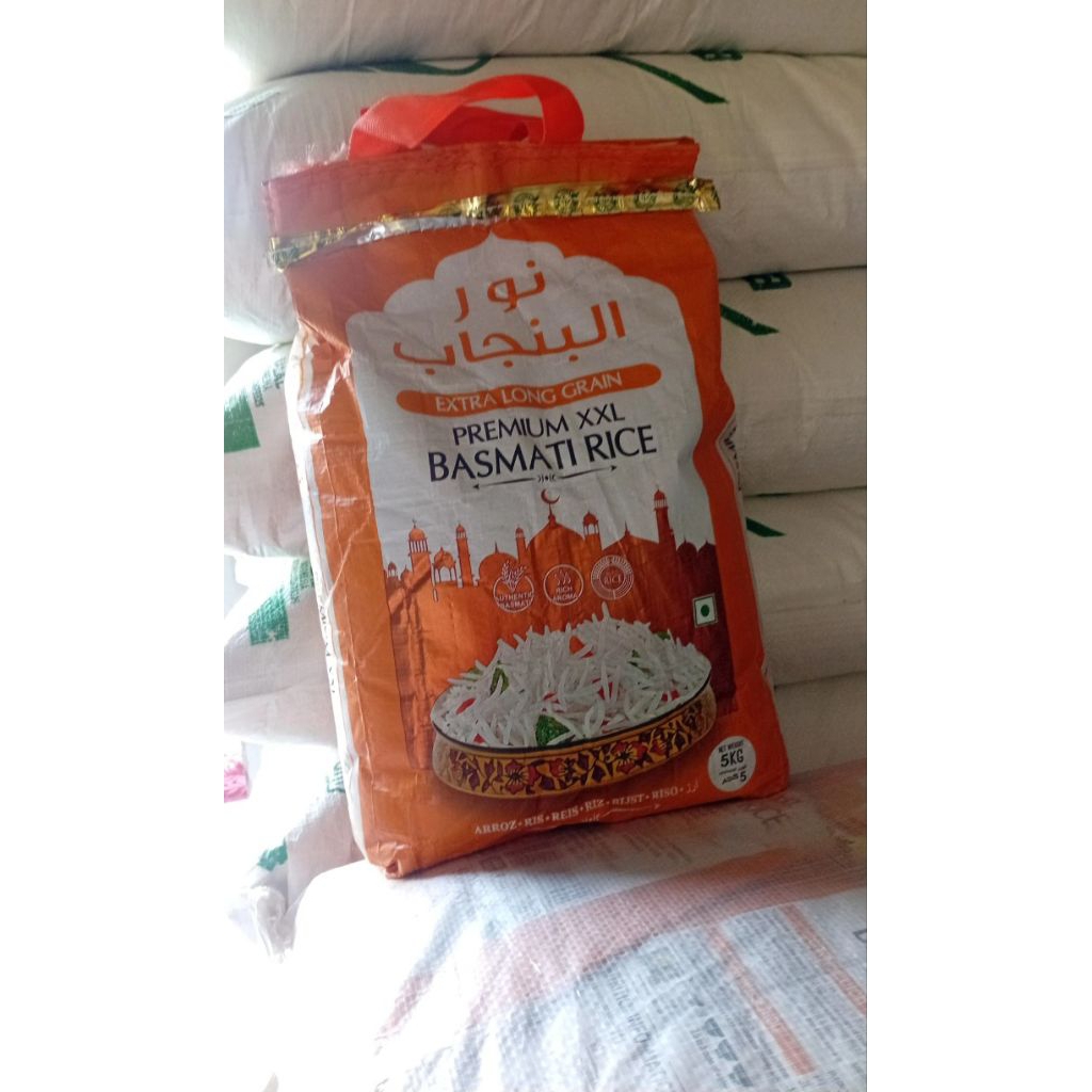 

Beras Basmati Nur punjab 5kg | Bisa pakai cargo dan instant