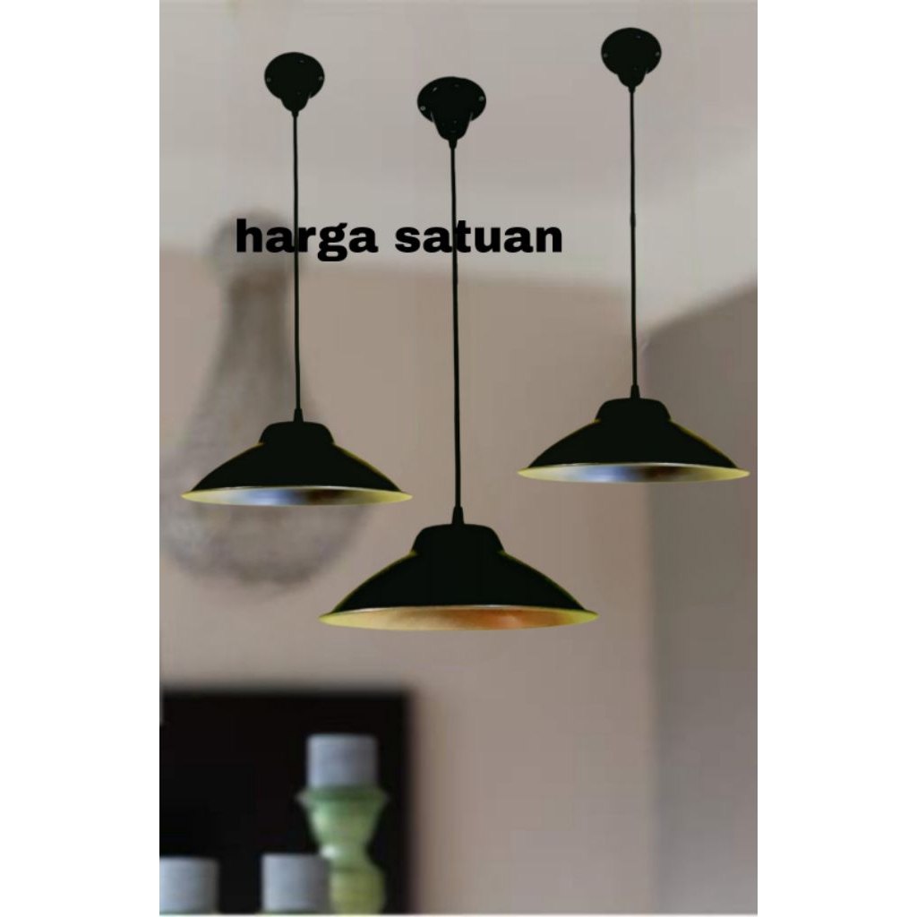 Kap Lampu Gantung Industrial