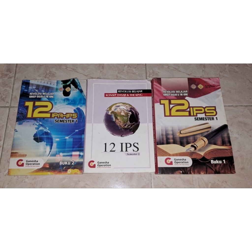 Buku GO IPS Kelas 12 dapet 3 buku [Preloved]