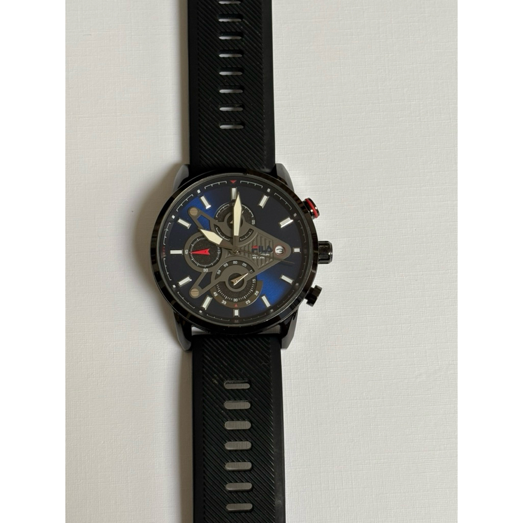 Jam tangan analog chronograph pria Fila