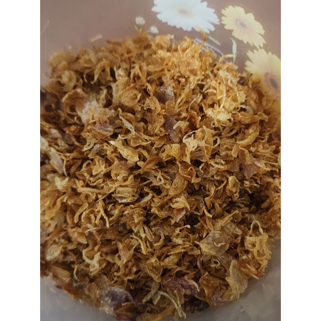 

Bawang goreng asli tanpa tepung