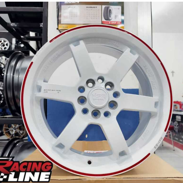velg mobil racing te 37 hsr r16 untuk ertiga rush terios xpander civic innova