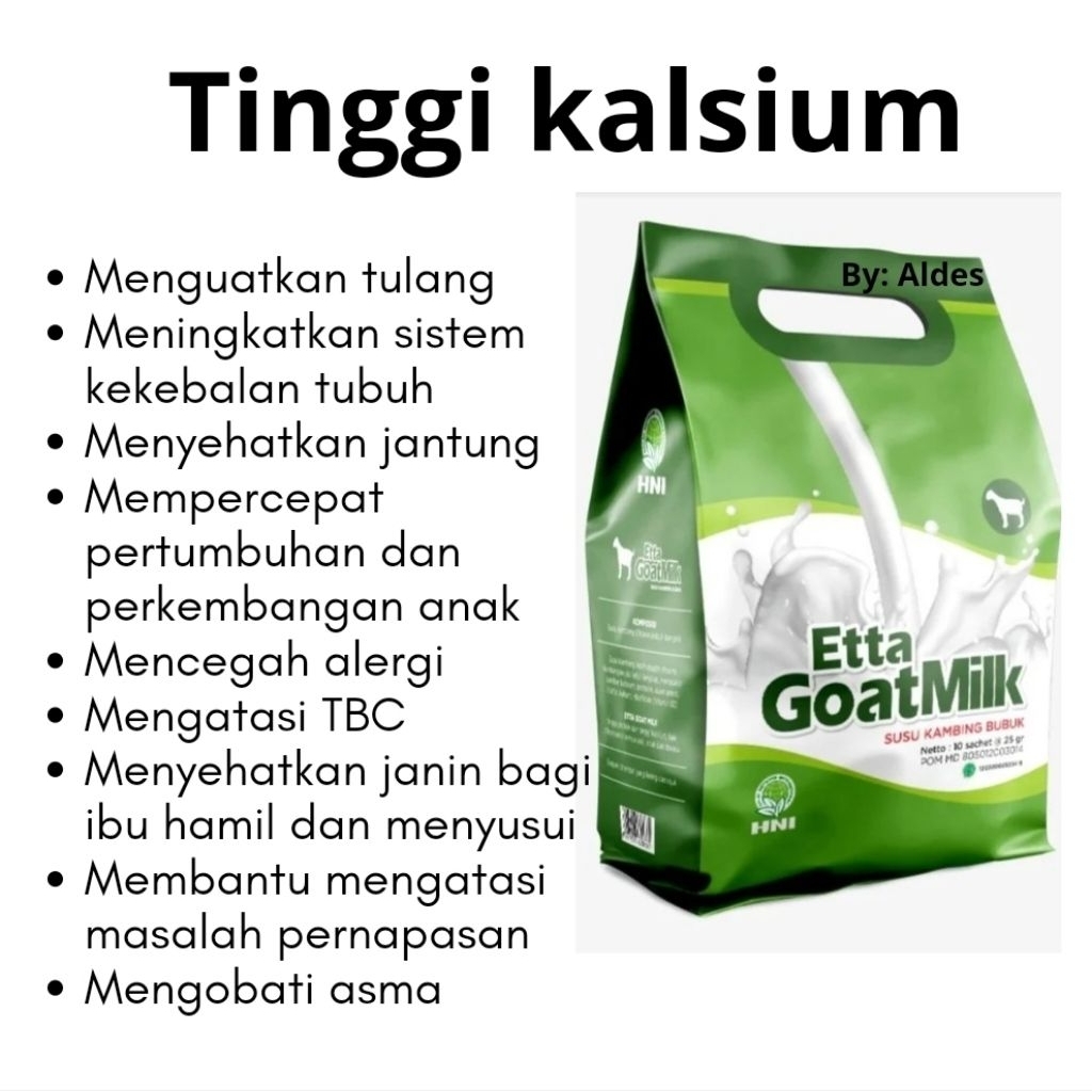 

SUSU KAMBING ETTAWA, SUSU BUBUK KAMBING GOMARS, OBAT ASMA, ALERGI DINGIN, PATAH TULANG, SUSU TINGGI KALORI