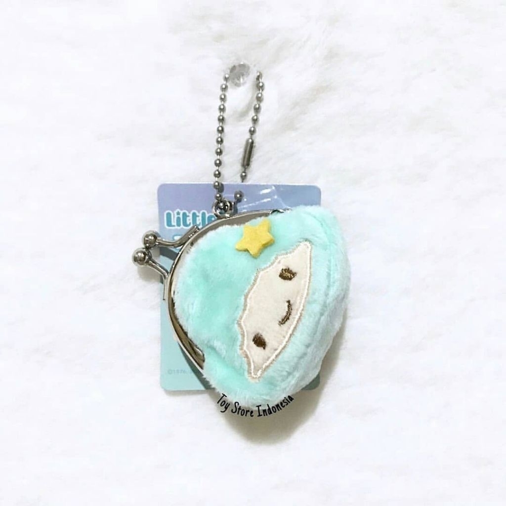 ORIGINAL SANRIO KIKI (LALA) MINI COIN POUCH TWINKLE LIL STAR DOMPET KOIN KECIL GANTUNGAN TAS BAGCHAR
