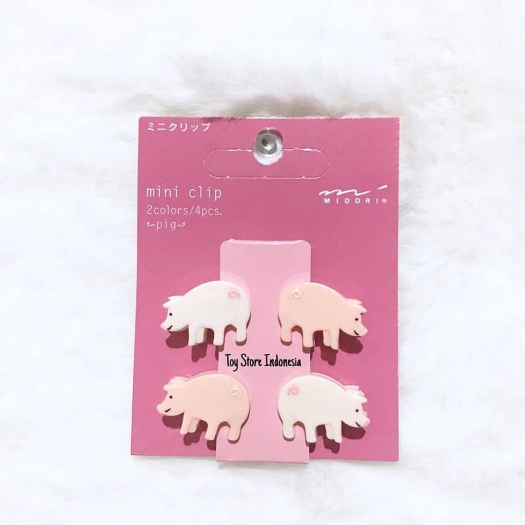 

ORIGINAL MIDORI JAPAN MINI PAPER CLIP PIGGY PENJEPIT KERTAS PHOTO FOTO STATIONERY STATIONARY ALAT TULIS KANTOR BINDER - Toy Store Indonesia