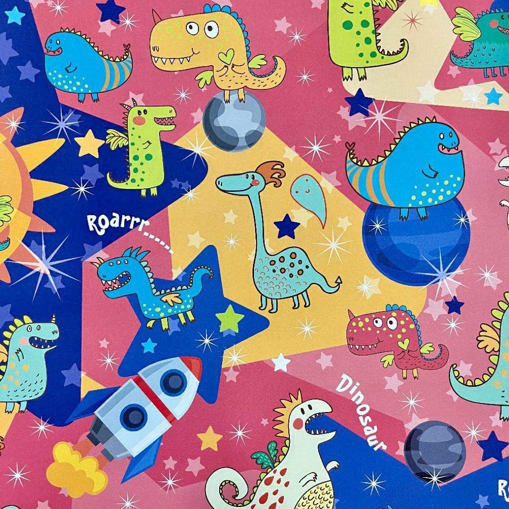 

Kertas Kado Jumbo Sansan Wawa Motif Dinosaurus - SW 548