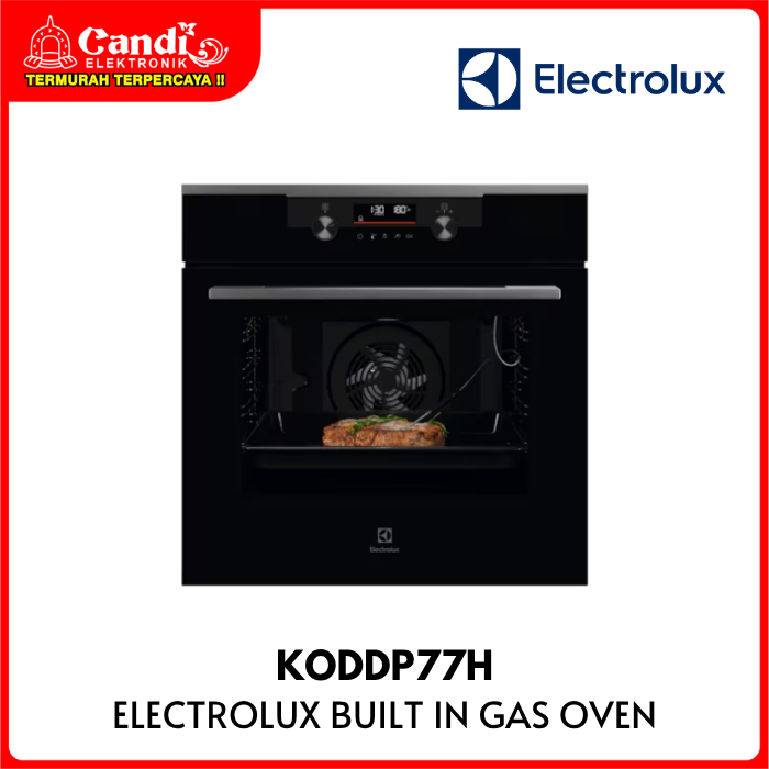 ELECTROLUX Oven Built In Gas Oven Tanam 72 Liter KODDP77H