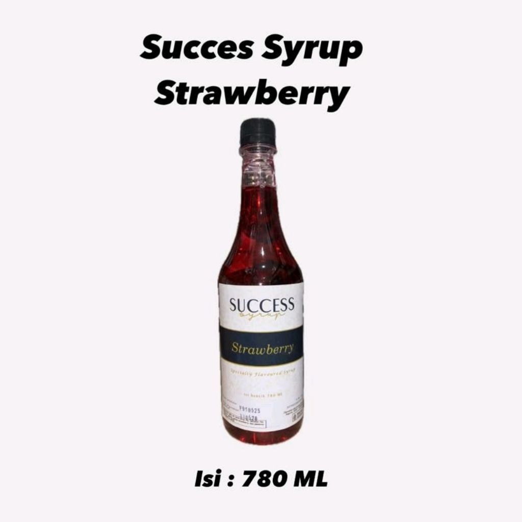 

Success Sirup Strawberry 780 ml Sirup Botol