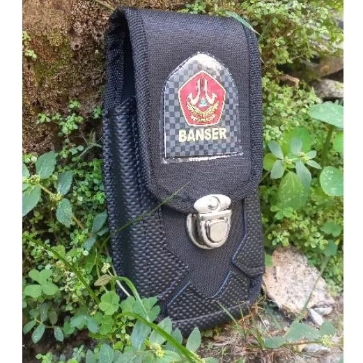 Sarung Tempat Hp Pinggang Tas Dompet Handphone Pinggang Doble Banser Hp Pria