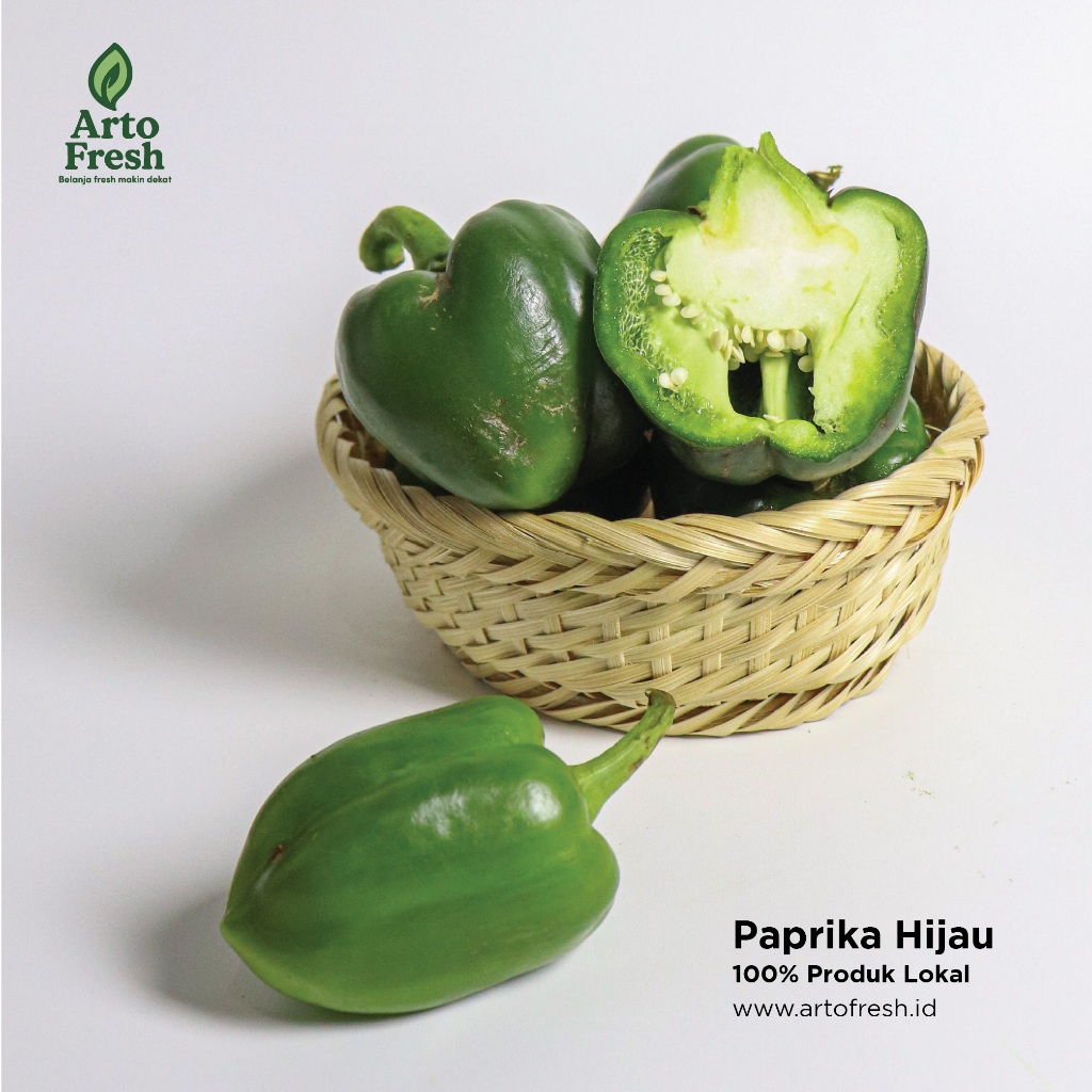 

Paprika hijau Segar, ArtoFresh