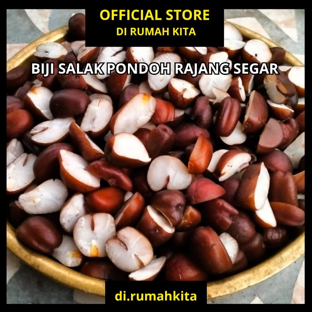 

Biji Salak Pondoh Rajang Segar 1000 g Sebagai Bahan Tepung dan Kopi Salak