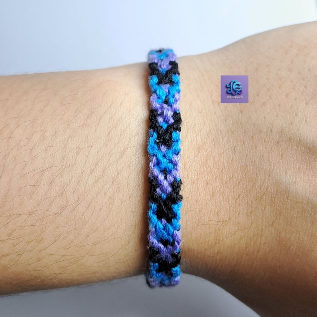 Friendship Bracelet / Gelang Benang Sulam Adjustable, Bisa Custom Warna