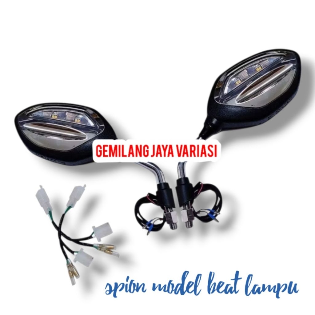SPION LAMPU LED MODEL BEAT SEN RUNNING UNIVERSAL MOTOR
