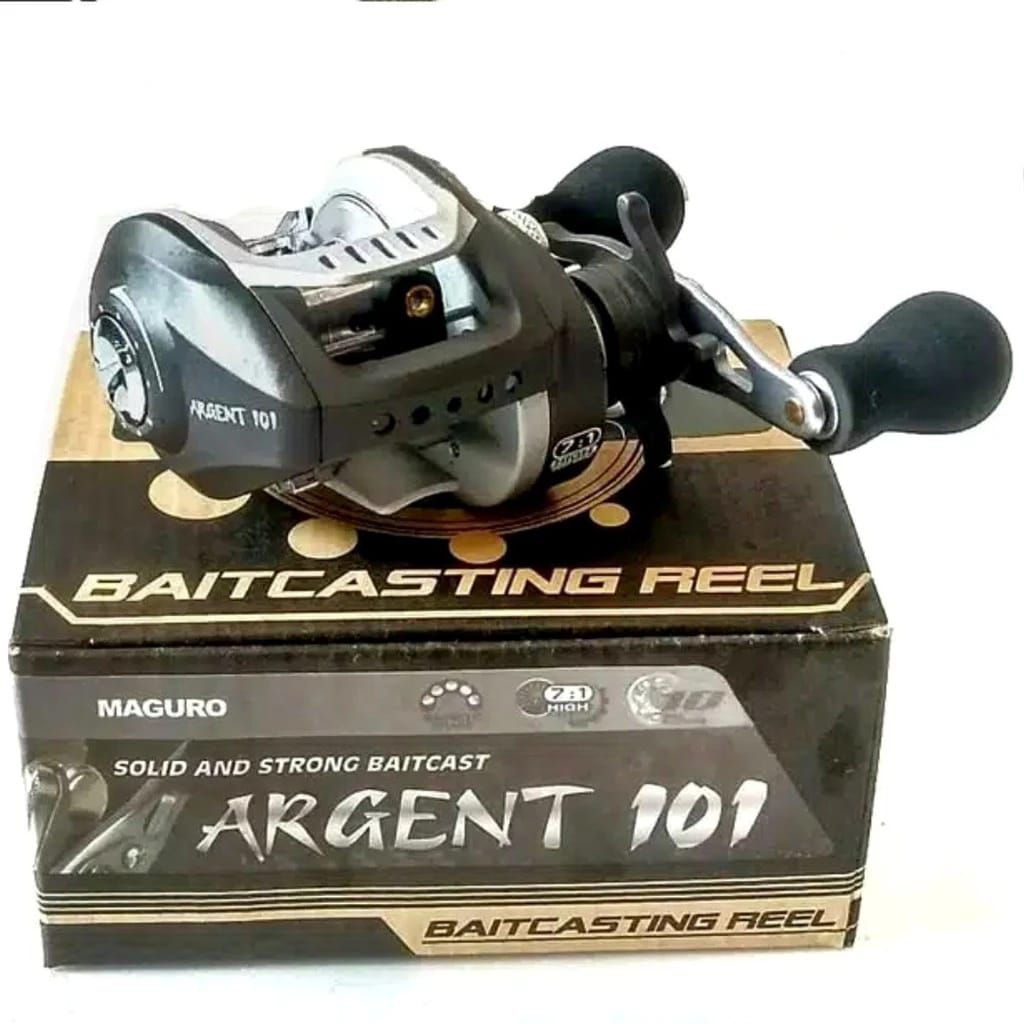 Reel BC Maguro Argent | Baitcasting reel | Ratio 7 | Casting | Rawa | Laut | Alat pancing original