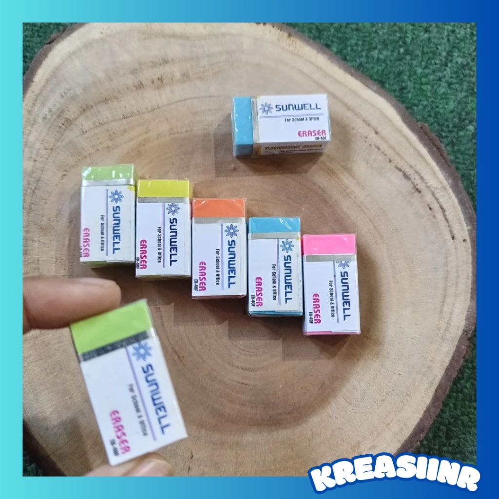 

Penghapus Pensil Warna Warni