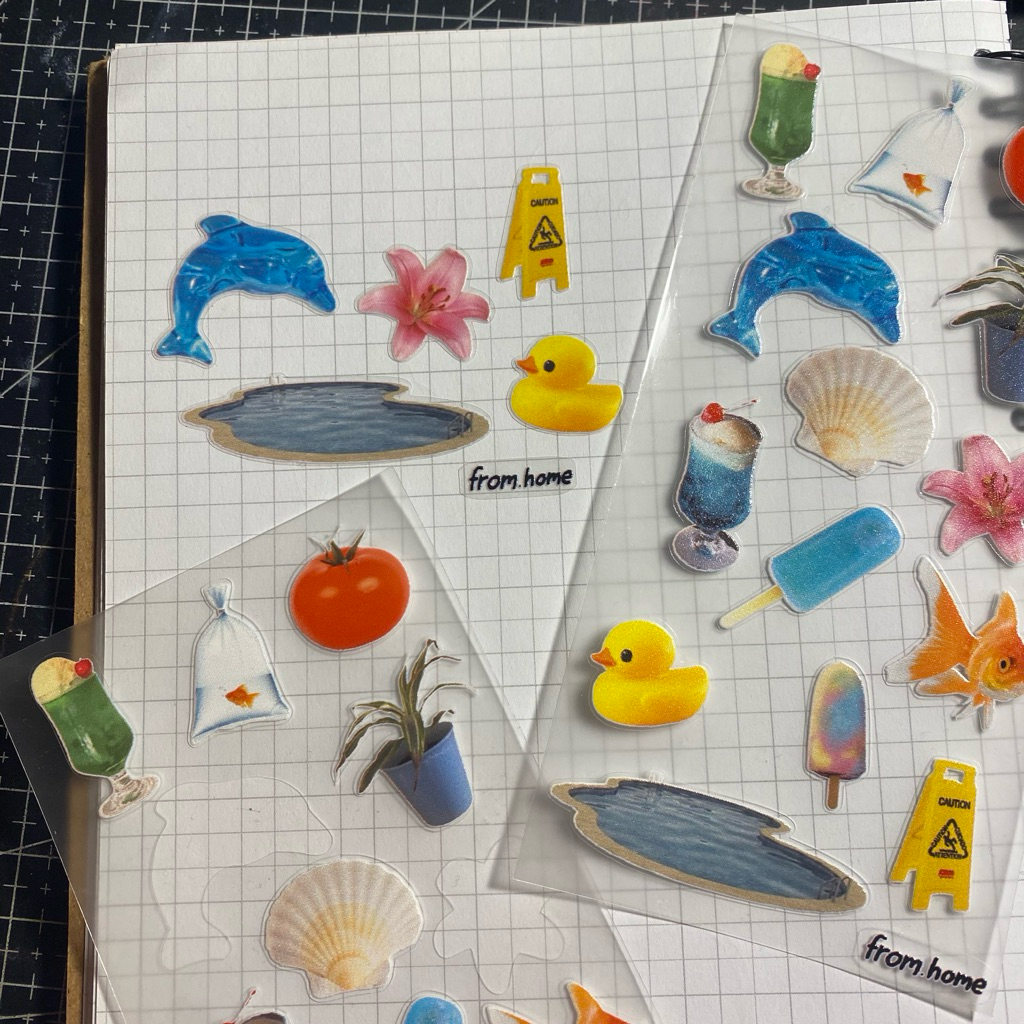 

summer sticker | transparent sticker by from.home