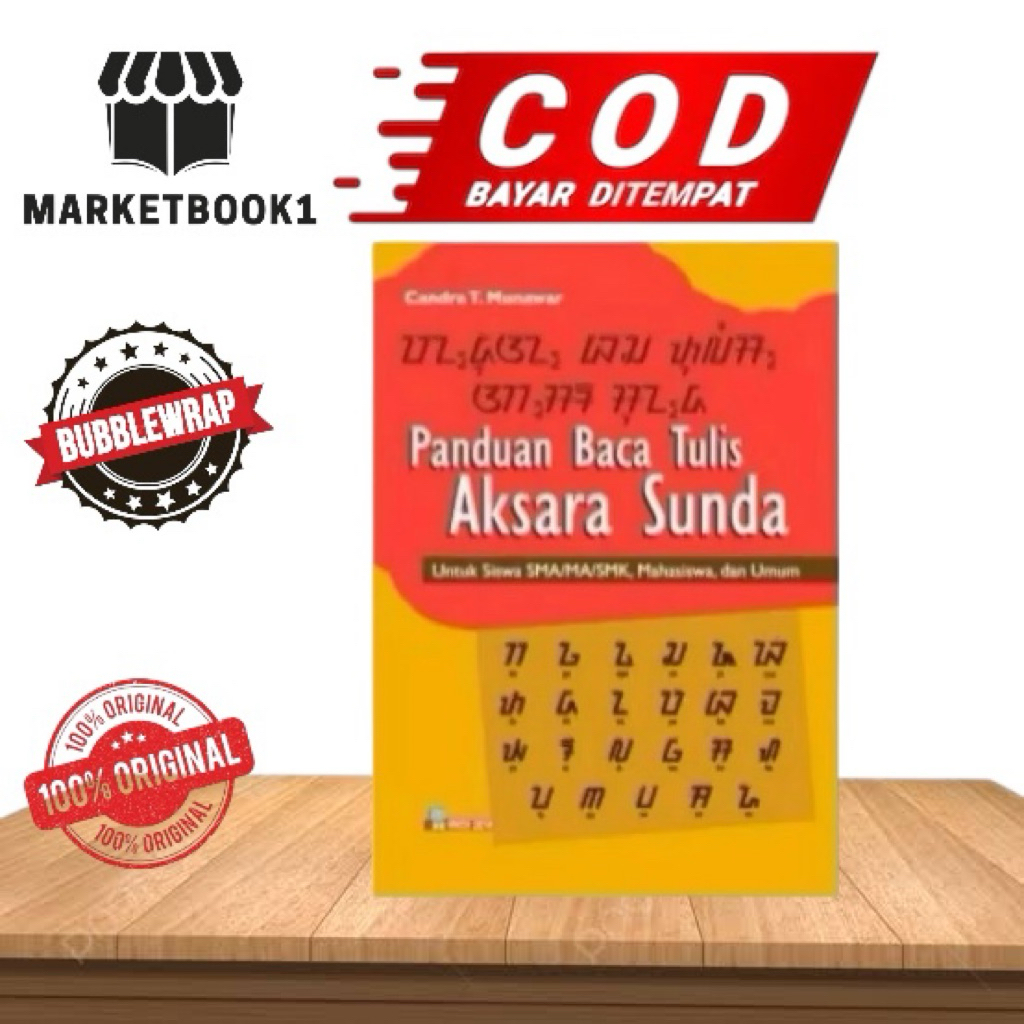 BUKU Panduan Baca Tulis  Aksara Sunda