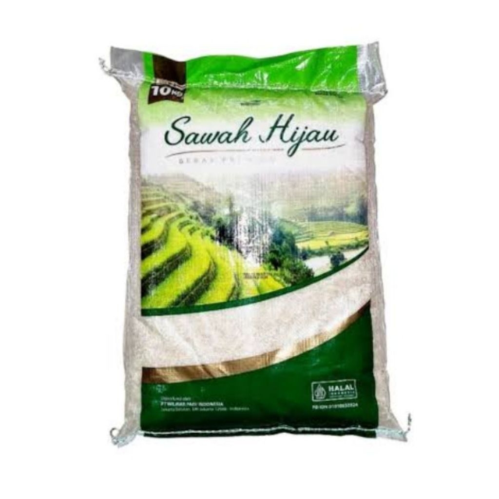 

beras sawah hijau 10 kg