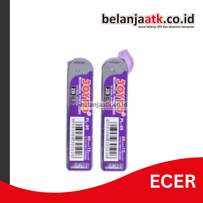 

[ECER] Isi Pensil Mekanik 2B Joyko PL-05 0.5 mm