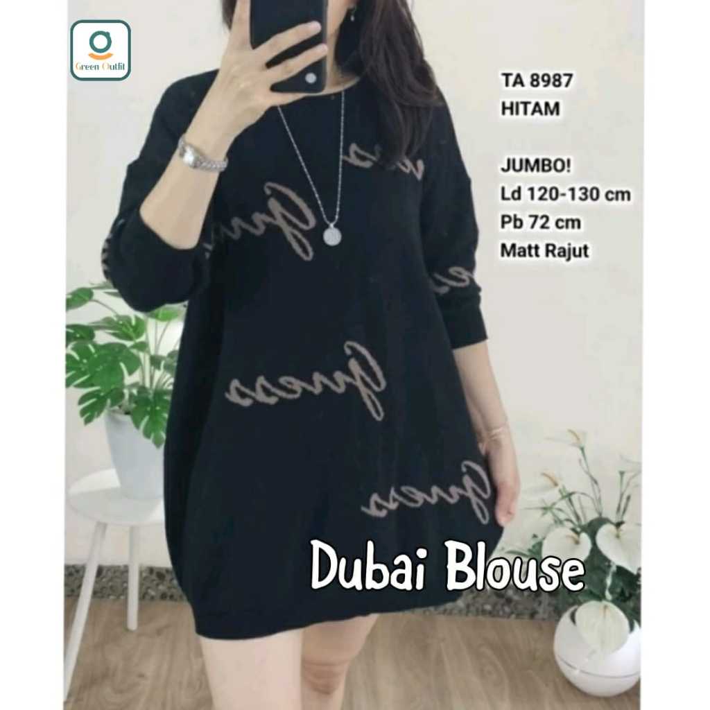 BLOUSE RAJUT WANITA IMPORT JUMBO LENGAN PANJANG KOREAN STYLE KEKINIAN BAJU ATASAN RAJUT IMPORT WANIT