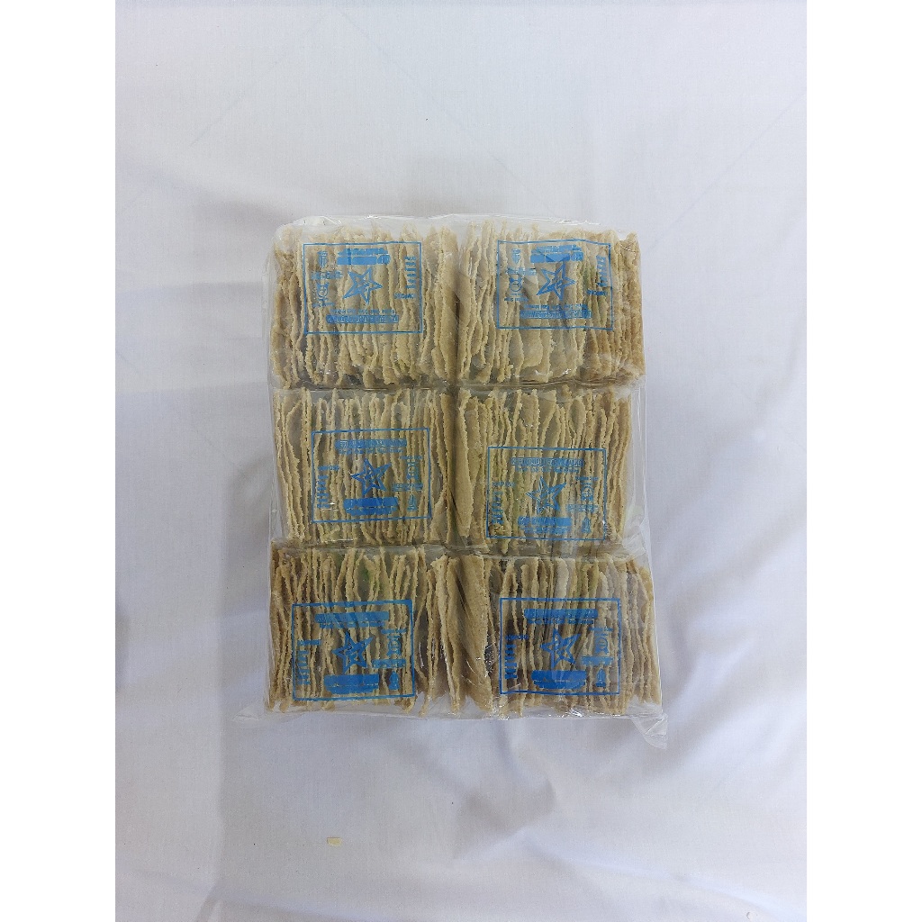 

Krupuk Puli Gendar 1,5 KG (250gr x 6) Gurih Rasa Bawang GRADE A