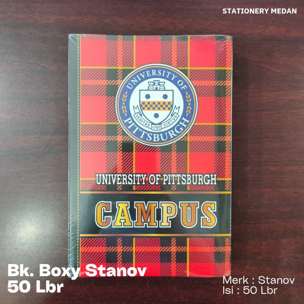

Buku Tulis Panjang Stanov Campus 50 Lembar Isi 10 Buku Boxy Notebook Sekolah B5