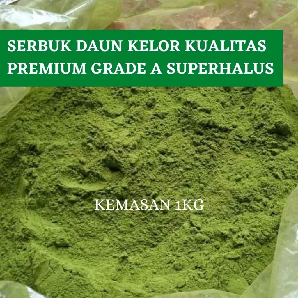 

Bubuk Daun Kelor Kualitas Premium 1Kg Superhalus