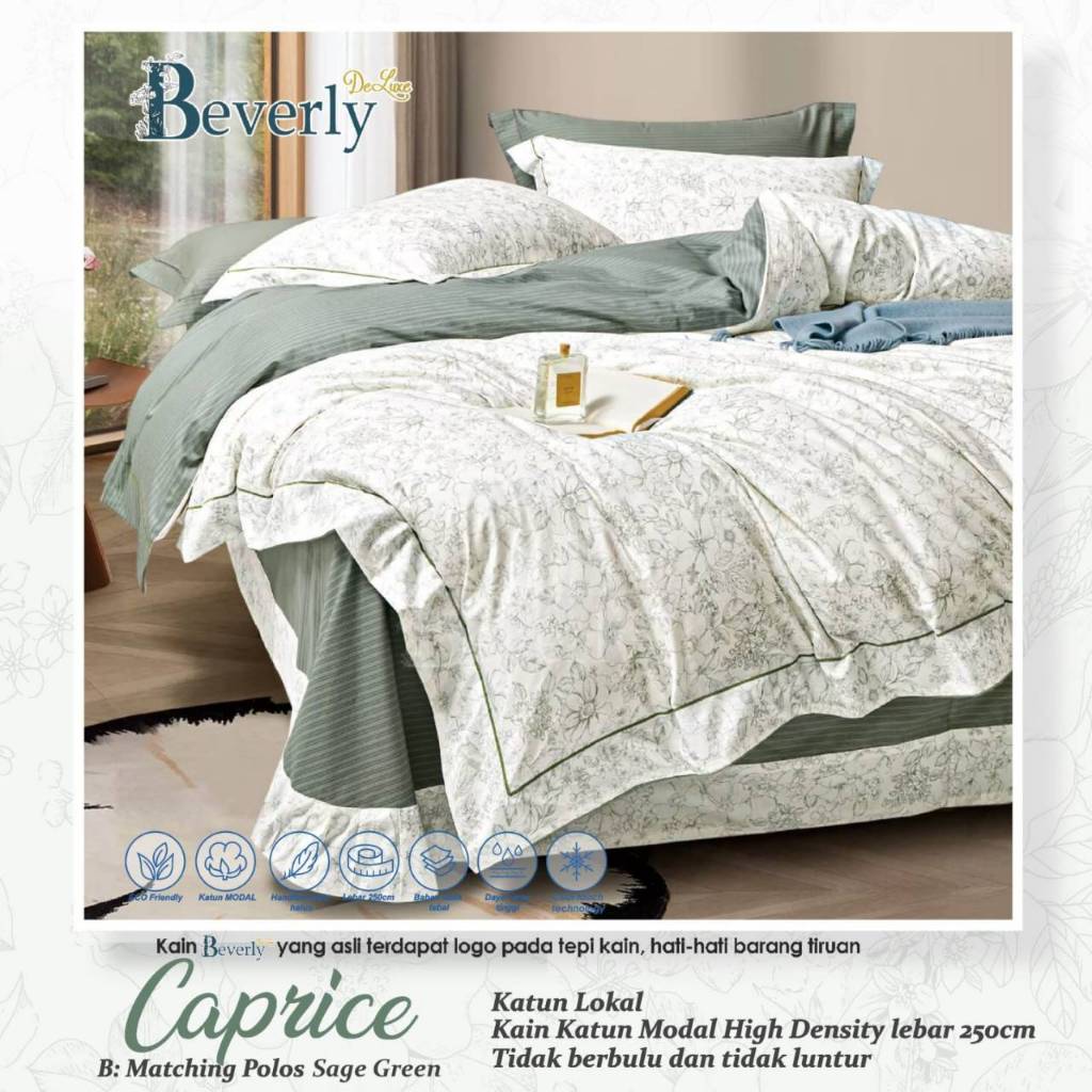 Sprei Katun BEVERLY CAPRICE | Sprei Home Industry dari Katun CVC Premium | Sprei Uk.90,100,120,160,1