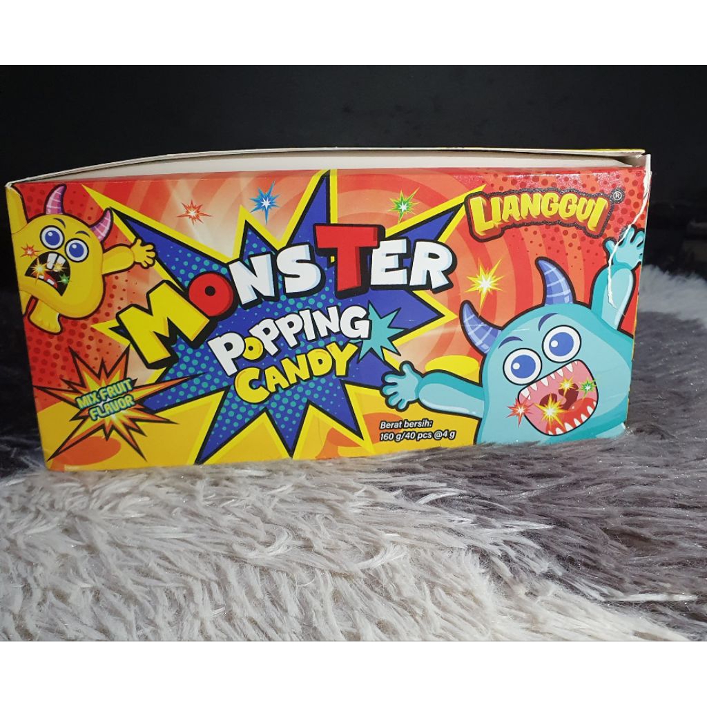 

Permen Bom Monster popping isi 40