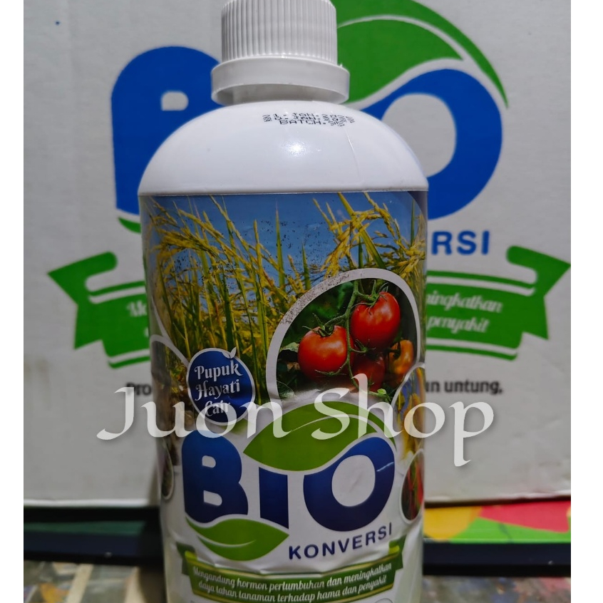 BIO Konversi – Pupuk Hayati Cair 1 Liter | Meningkatkan Kesuburan Tanah & Produktivitas Tanaman
