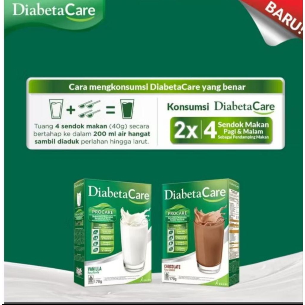 

Diabetacare susu diabetes 170gram