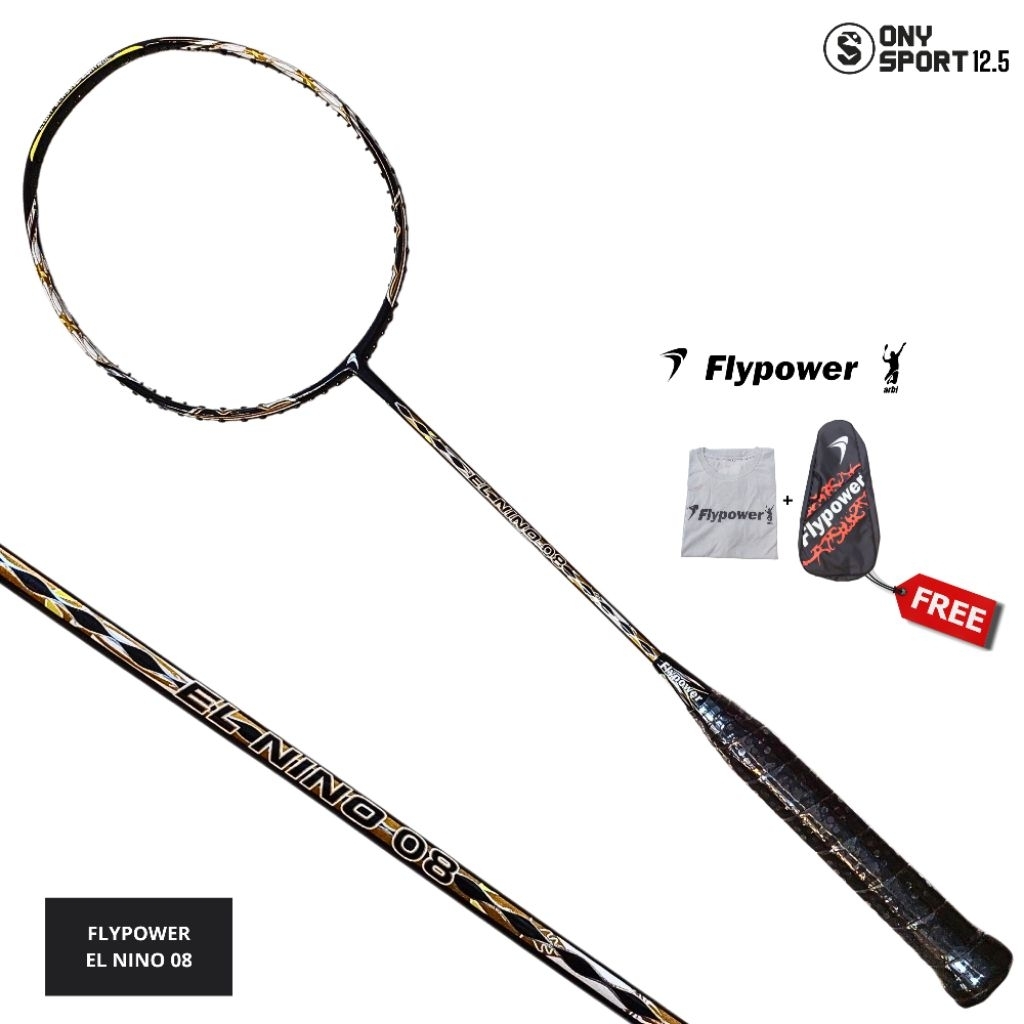 RAKET BADMINTON EL NINO 08 100% ORI