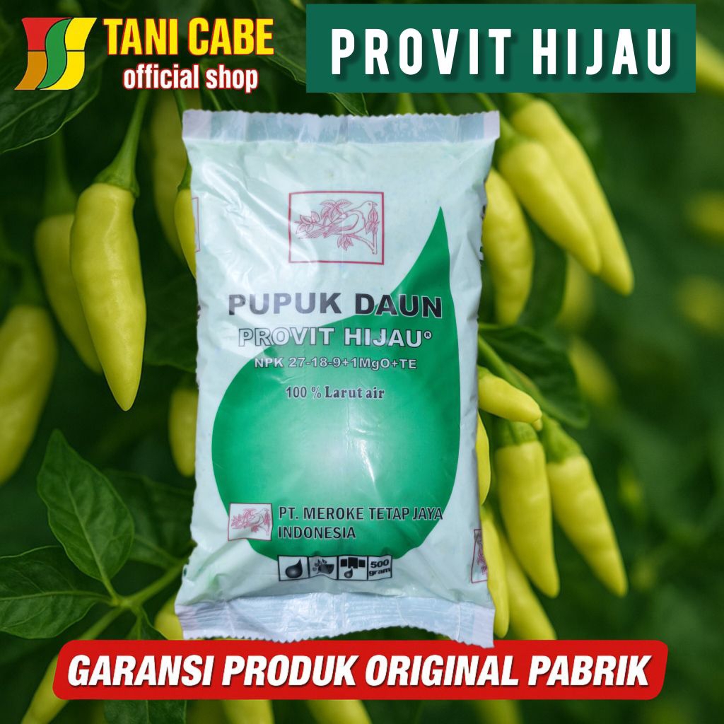 Pupuk Provit hijau 500 grm