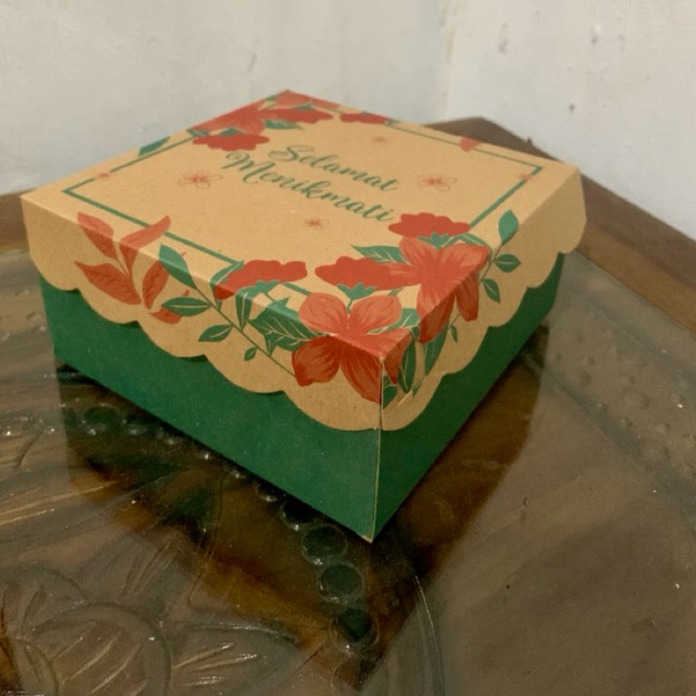 

Box Motif Kardus Snack/kue. Dus Snack Dus Kue Uk 15x15.