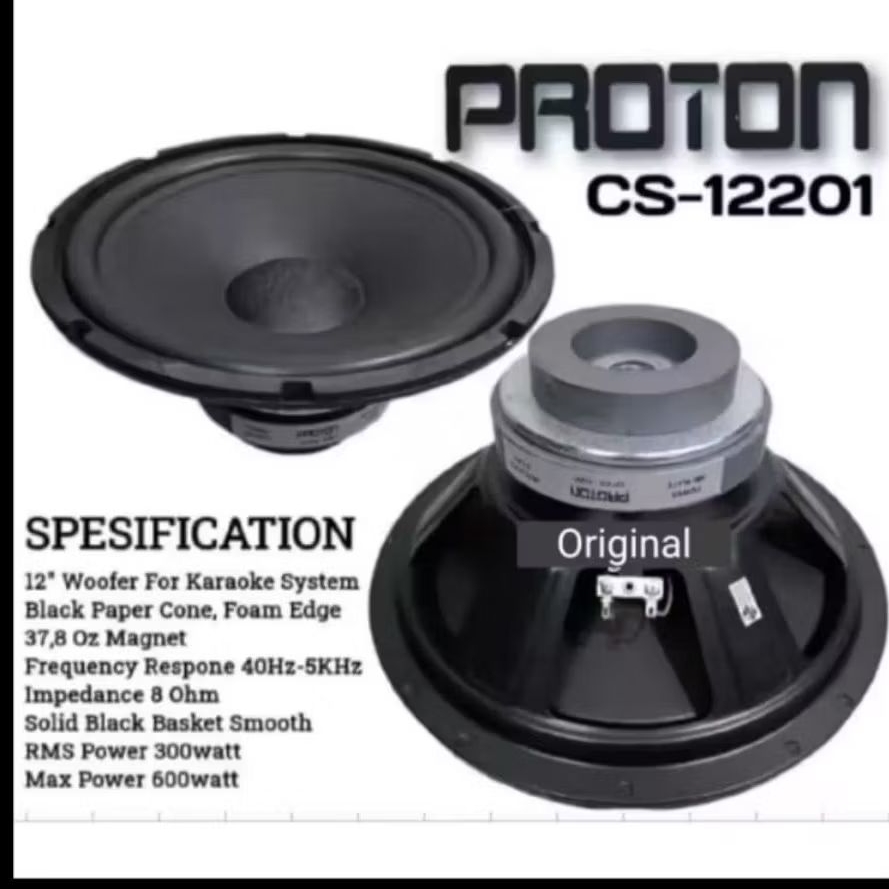 Speaker 12 inch Proton CS-12201 Double Magnet Original