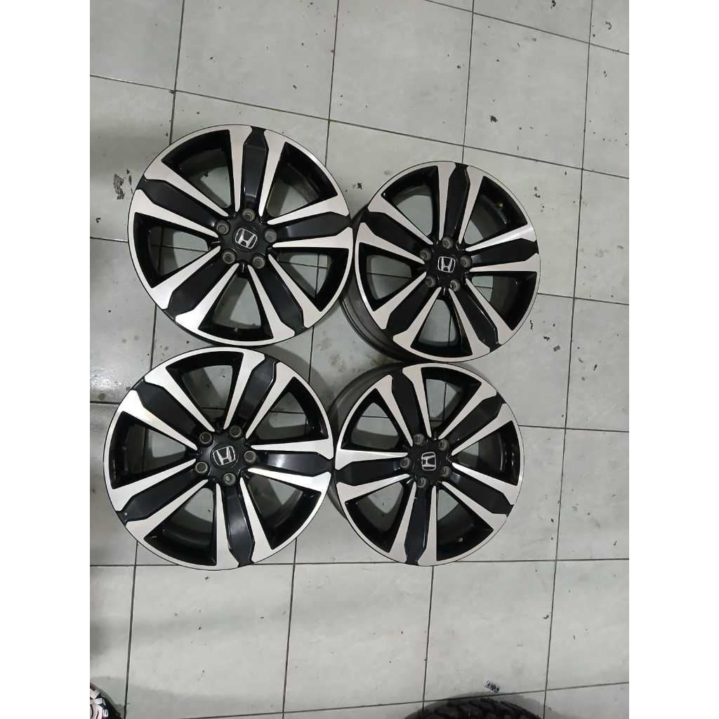 VELG MOBIL ORI STD CRV RING 18 LEBAR 7,5 LUBAG BAUT PCD 5X114 ET50 PELEK TURBO PRESTIGE