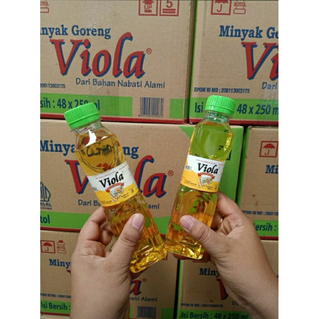 

Minyak goreng viola 250 ml 24 pcs