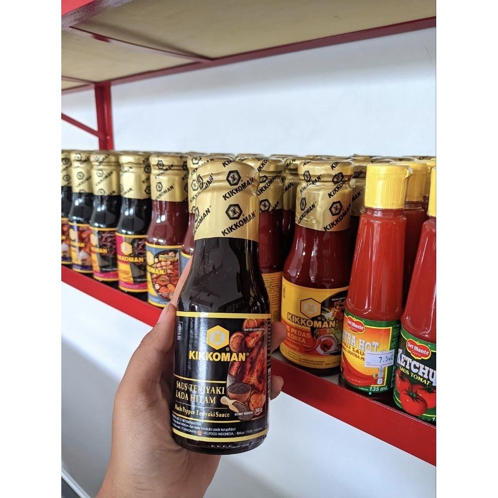 

Kikkoman saus teriyaki lada hitam 300g