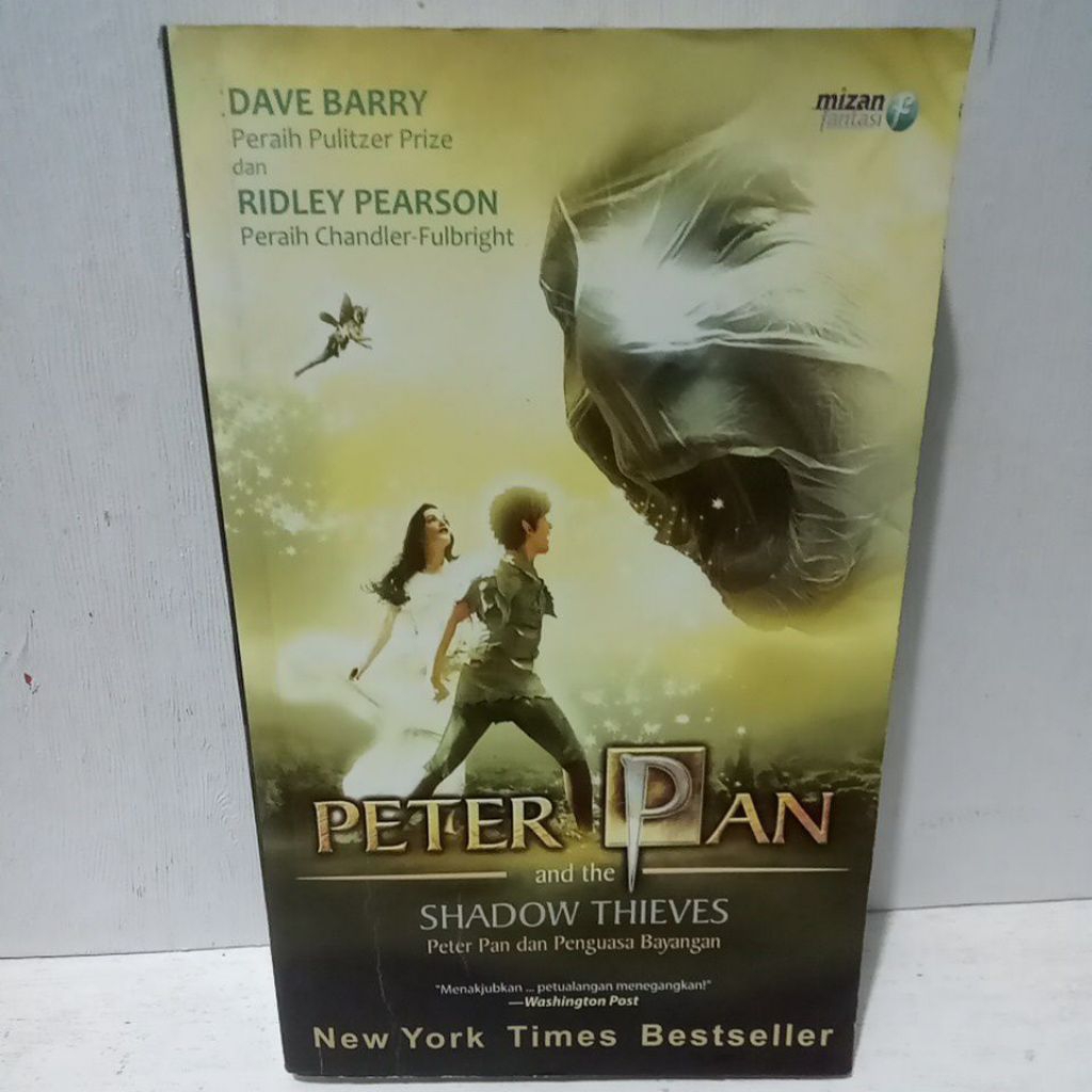 Buku Original PETER PAN AND THE SHADOW THIEVES  PETER PAN DAN PENGUASA BAYANGAN - DAVE BARRY & RIDLE
